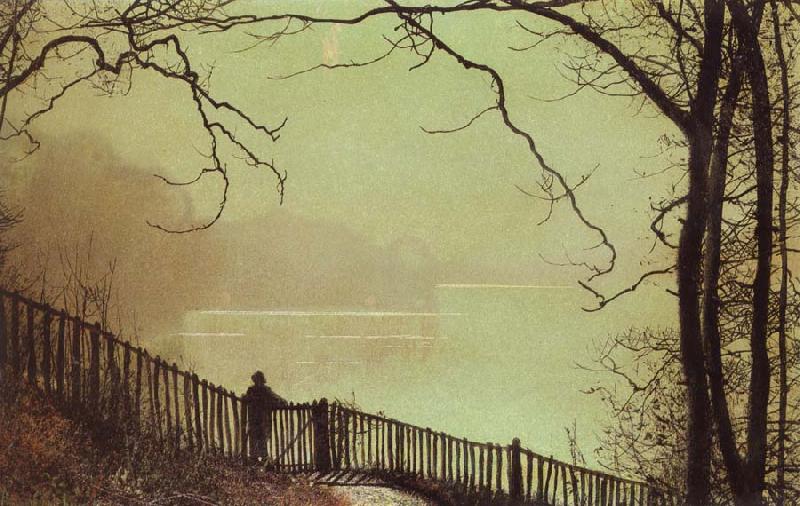 Atkinson Grimshaw Waterloo Lake Roundhay Park Leeds